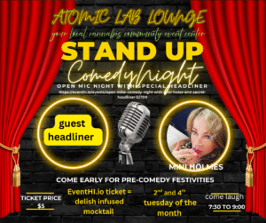 High Spirits & Higher Laughs – Comedy Night at Atomic Lab Lounge